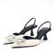 2024 New Fashion High Heel Sandals Design High-Heeled Diamond Female Sandals